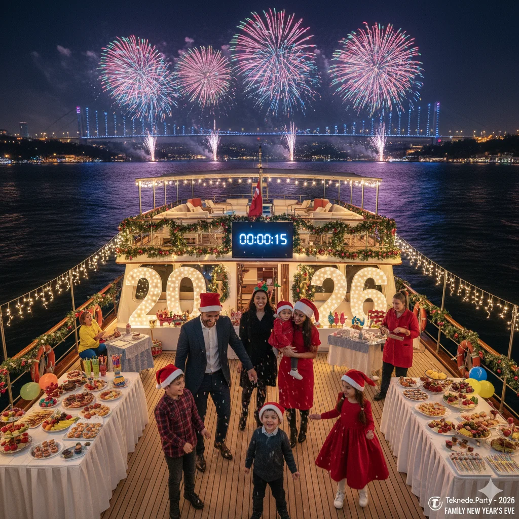 Ailece Katılabileceğiniz Teknede Yılbaşı Organizasyonları: Çocuklu Misafirler İçin Öneriler